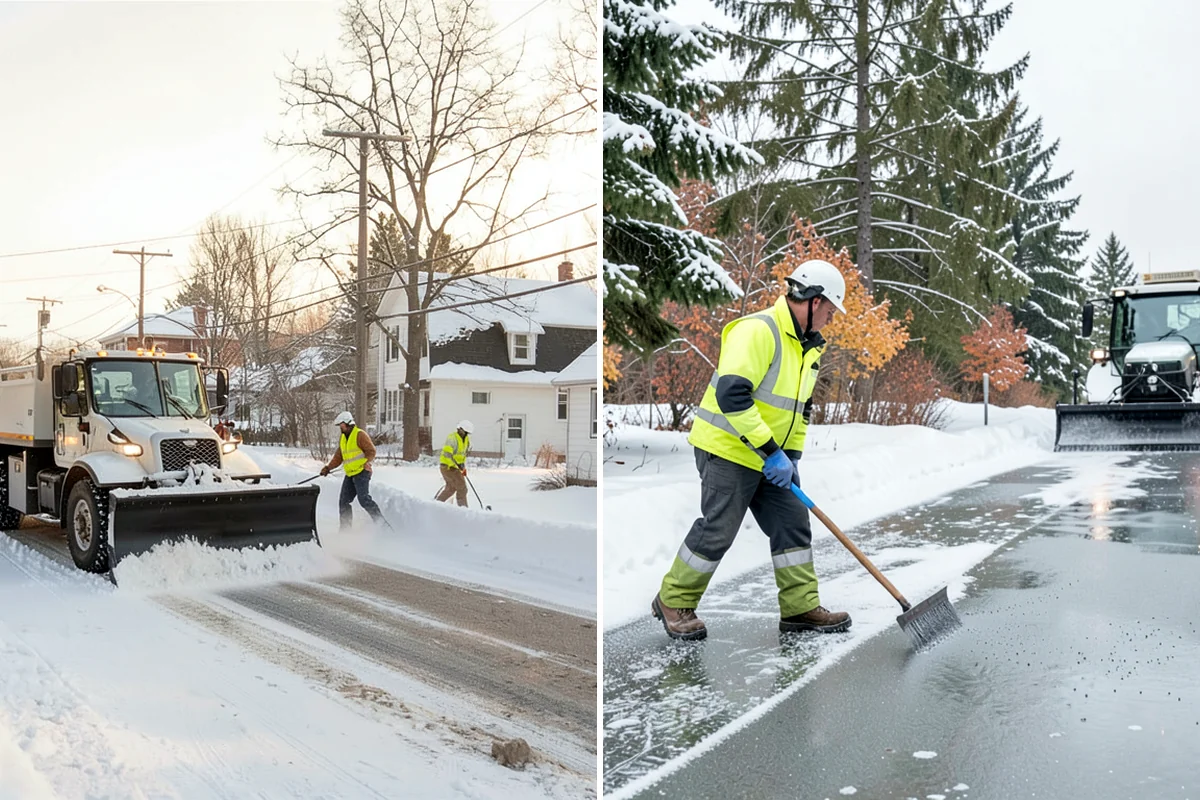 Hotel Snow Plowing in Snoqualmie, King County, WA - Set 24-hour priorities for the porte-cochere, entrances, and guest lot