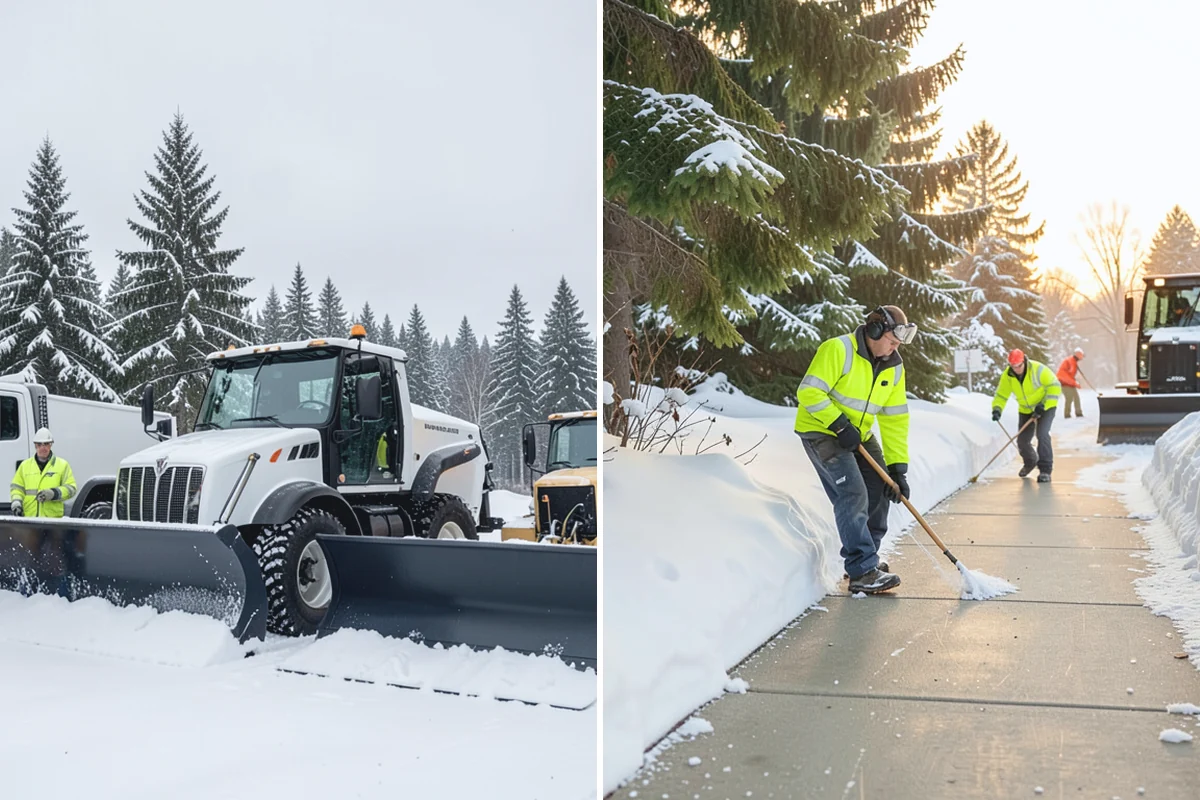 Hotel Snow Plowing in South Prairie, Pierce County, WA - Set 24-hour priorities for the porte-cochere, entrances, and guest lot
