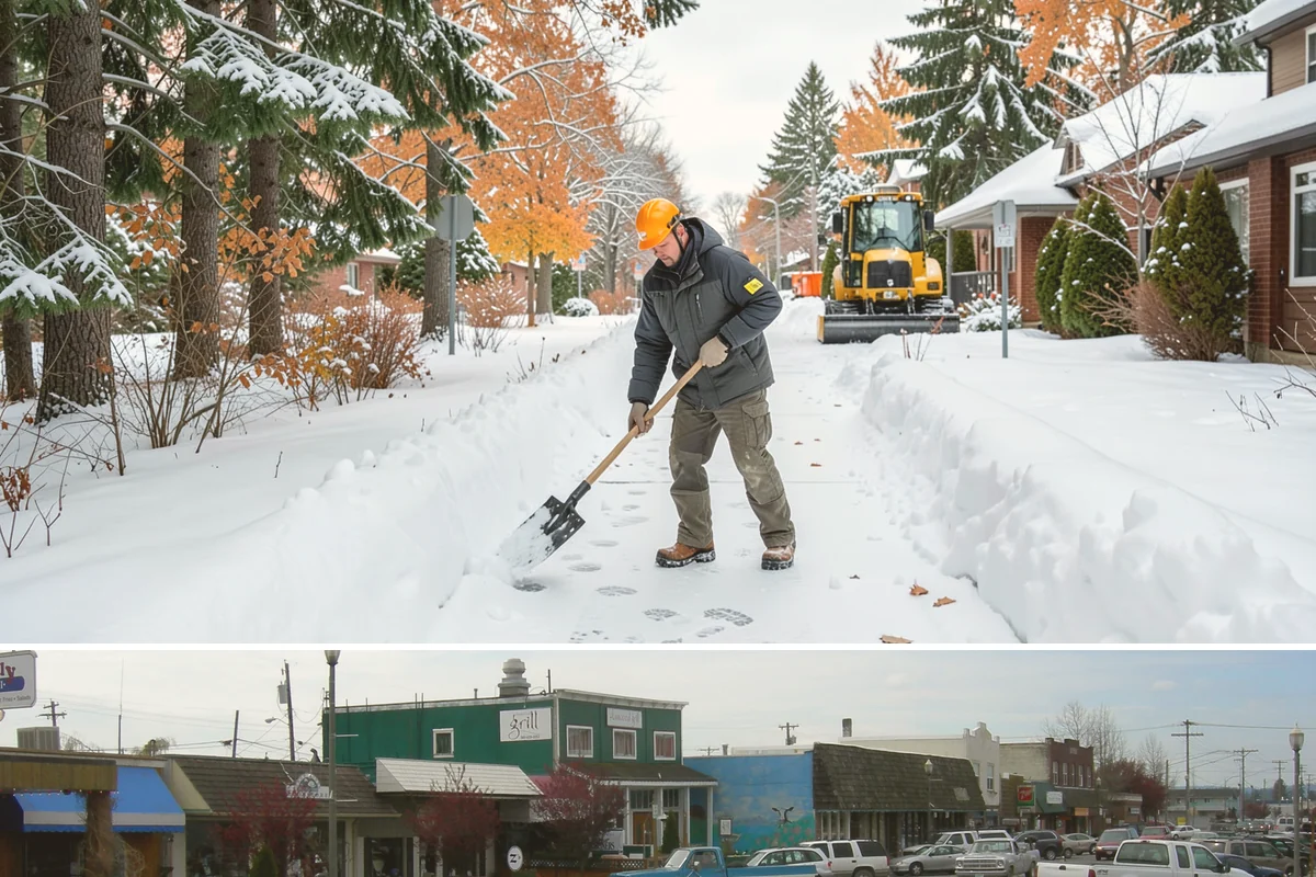 Hotel Snow Plowing in Stanwood, Snohomish County, WA - Arrange 24-hour seasonal coverage before winter so guests always arrive to a clear entrance.