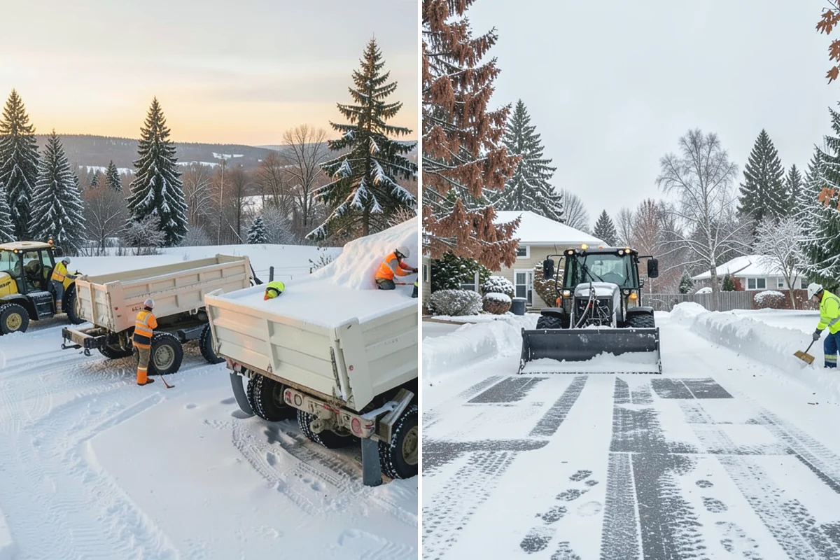 Hotel Snow Plowing in Sumner, Pierce County, WA - Set 24-hour priorities for the porte-cochere, entrances, and guest lot