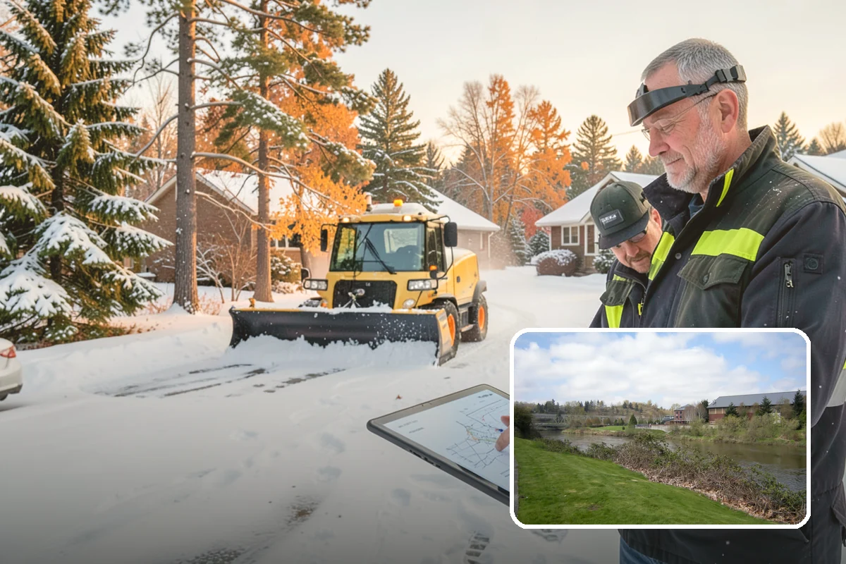 Hotel Snow Plowing in Tukwila, King County, WA - Porte-cochere and guest lot cleared on a 24-hour basis
