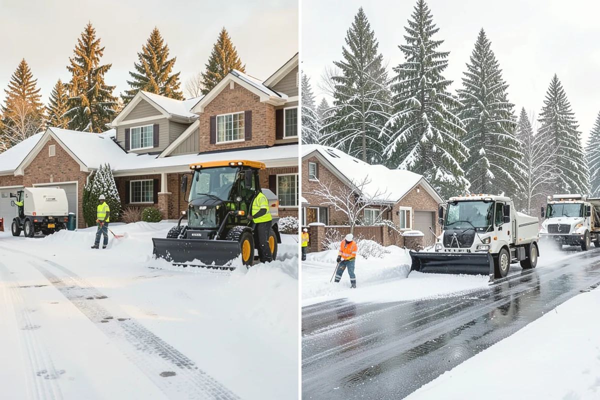 Hotel Snow Plowing in Tukwila, King County, WA - Set 24-hour priorities for the porte-cochere, entrances, and guest lot