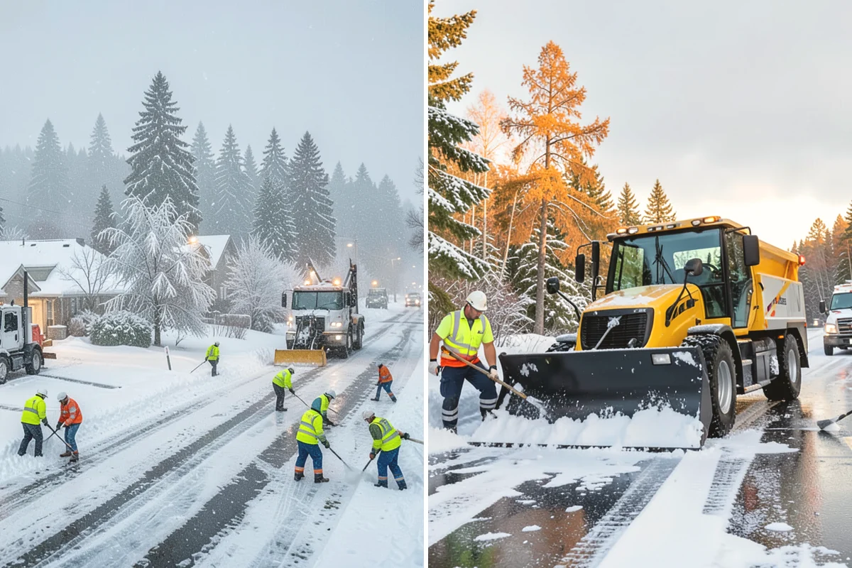 Hotel Snow Plowing in University Place, Pierce County, WA - Set 24-hour priorities for the porte-cochere, entrances, and guest lot