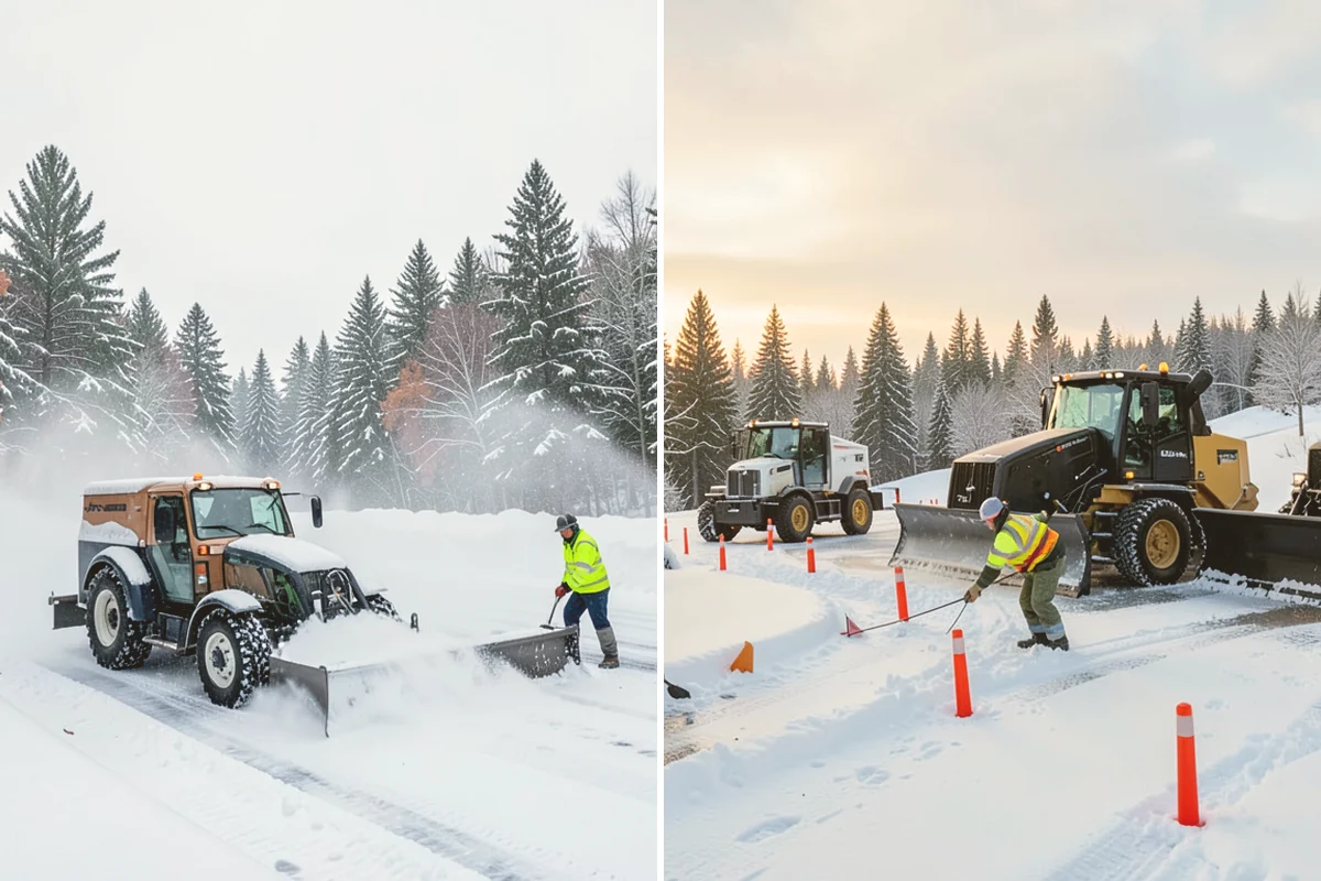 Hotel Snow Removal in Algona, King County, WA - Review arrival drive, guest parking, and shuttle routes