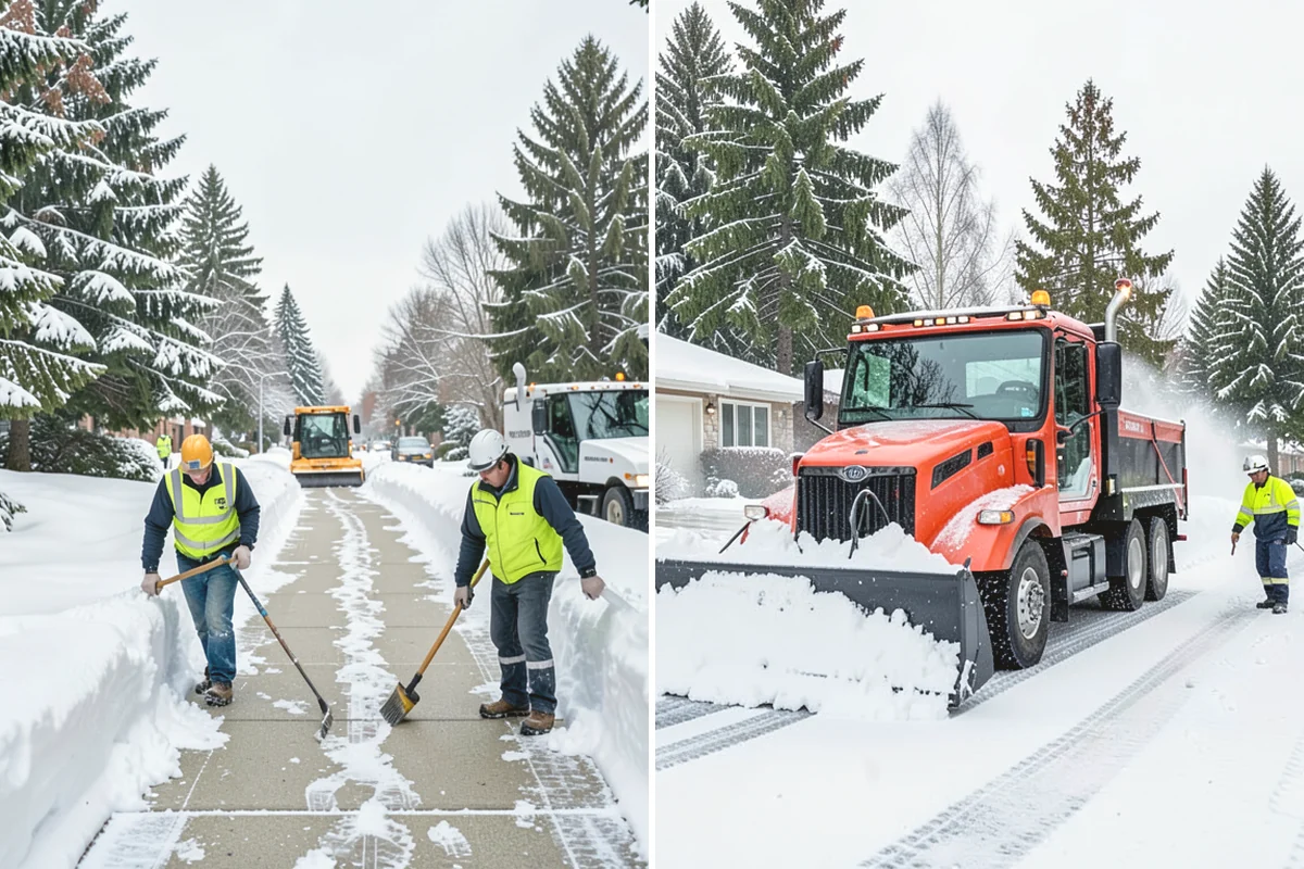 Hotel Snow Removal in Anacortes, Skagit County, WA - Review arrival drive, guest parking, and shuttle routes