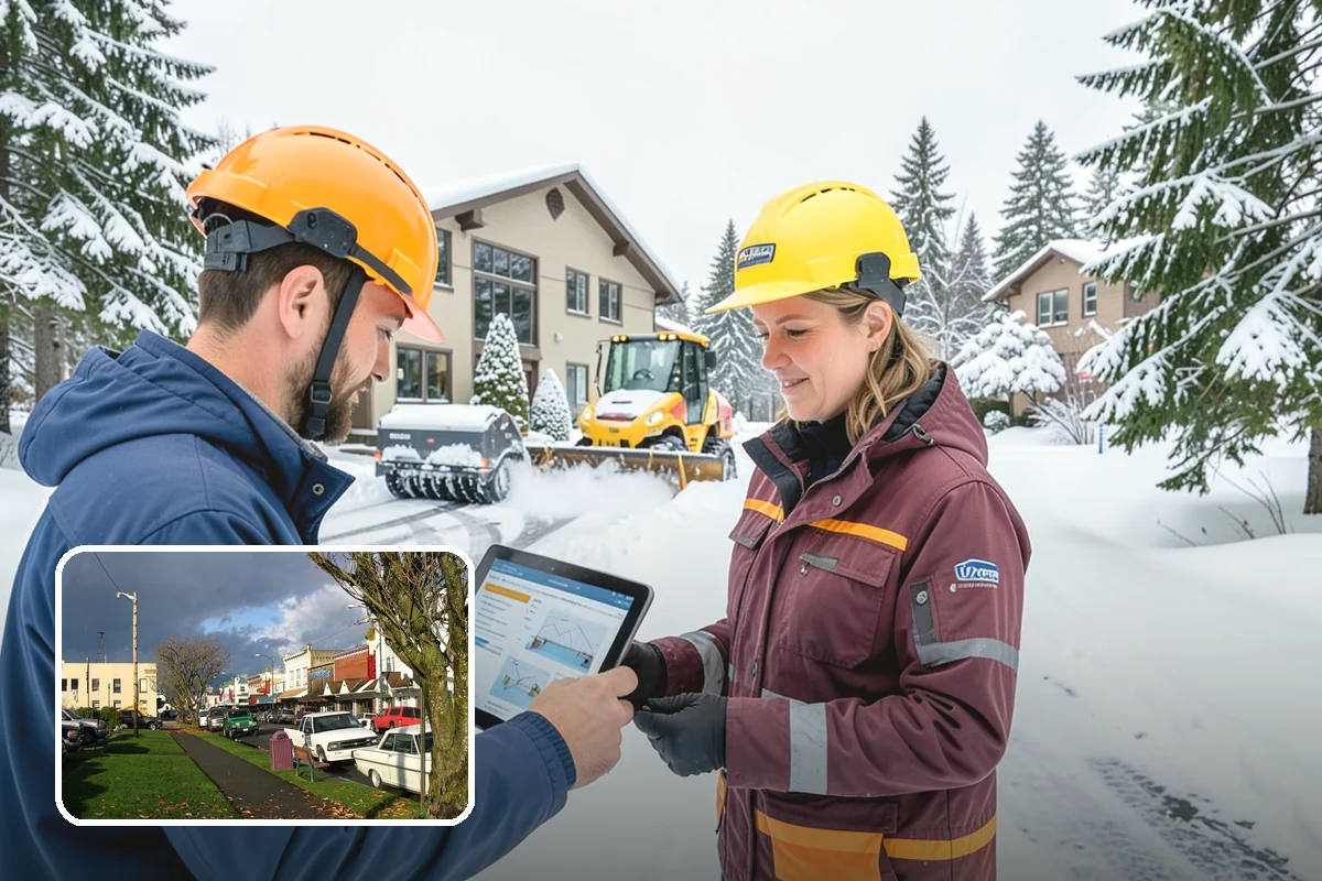 Hotel Snow Removal in Arlington, Snohomish County, WA - Round-the-clock clearing for guest arrivals