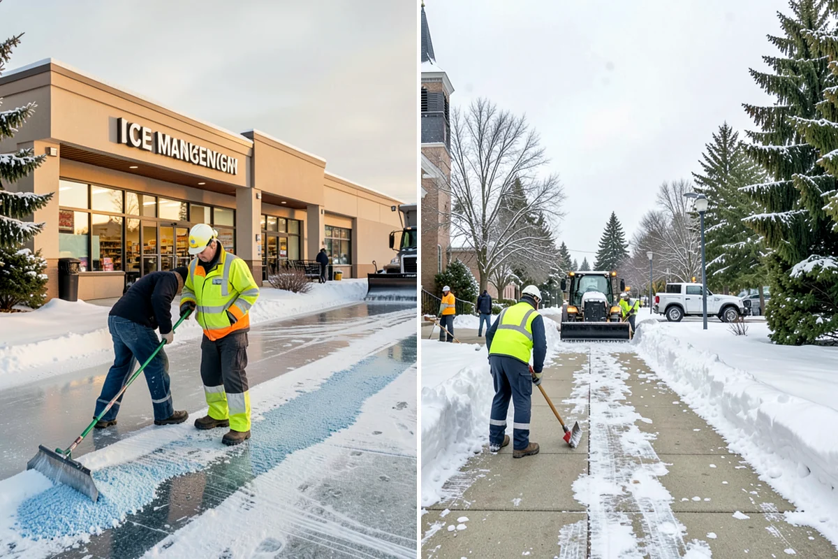 Hotel Snow Removal in Arlington, Snohomish County, WA - Review arrival drive, guest parking, and shuttle routes