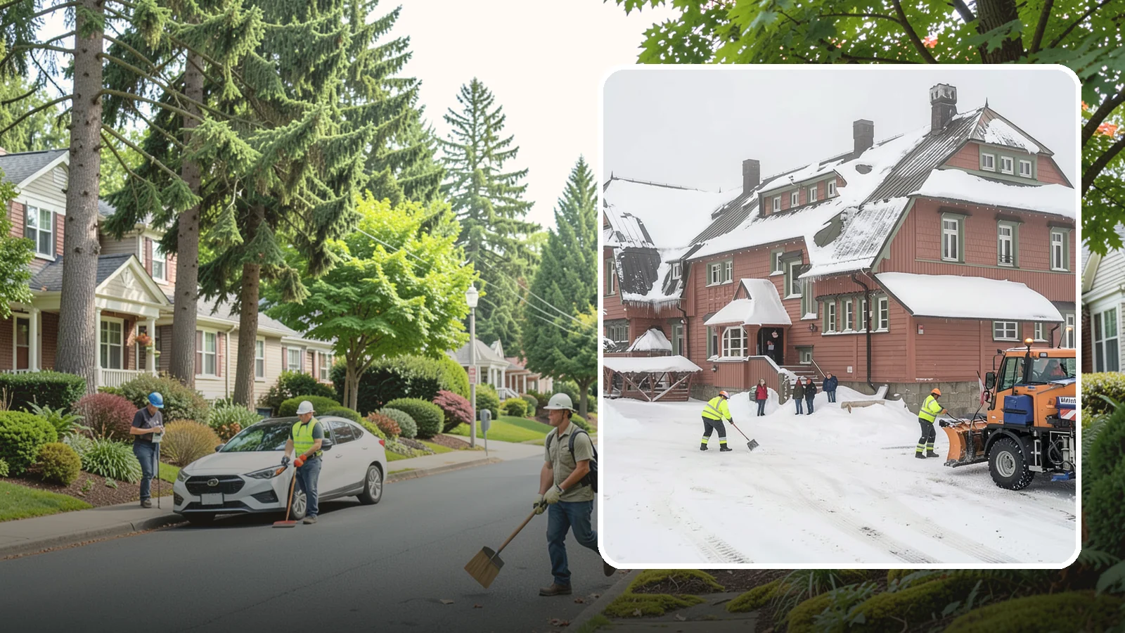 Hotel Snow Removal in Beaux Arts Village, King County, WA - Keep guests arriving and departing safely by clearing hotel entrances, drive courts, and lots around the clock during winter...