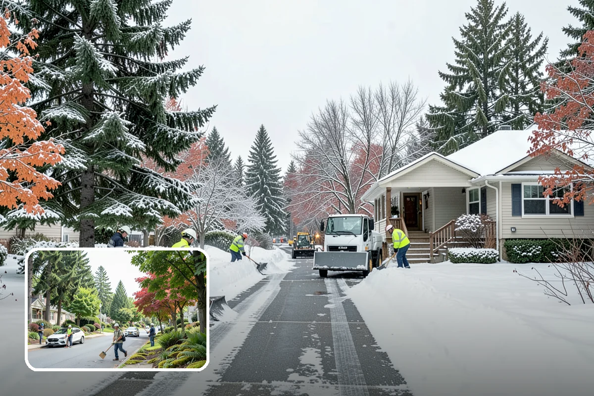 Hotel Snow Removal in Beaux Arts Village, King County, WA - Round-the-clock clearing for guest arrivals