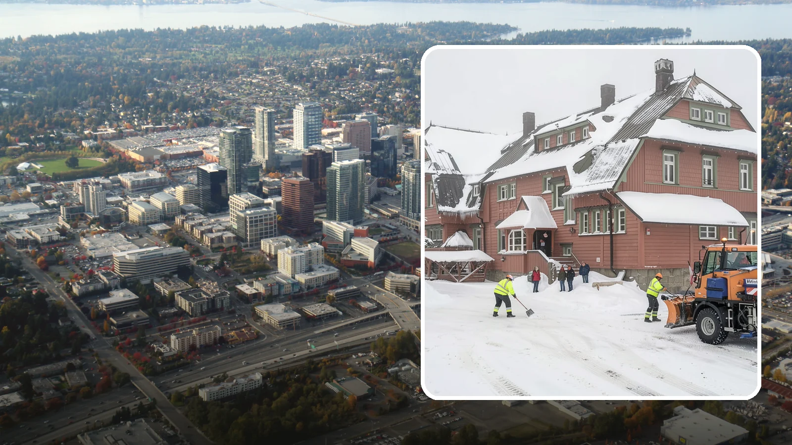 Hotel Snow Removal in Bellevue, King County, WA - Keep guests arriving and departing safely by clearing hotel entrances, drive courts, and lots around the clock during winter...