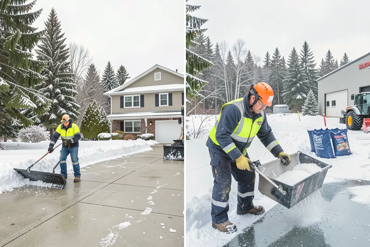 Hotel Snow Removal in Bellevue, King County, WA - Review arrival drive, guest parking, and shuttle routes