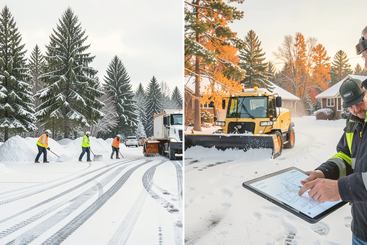 Hotel Snow Removal in Brier, Snohomish County, WA - Review arrival drive, guest parking, and shuttle routes