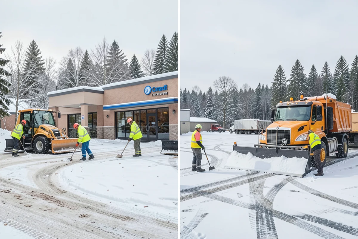Hotel Snow Removal in Buckley, Pierce County, WA - Review arrival drive, guest parking, and shuttle routes