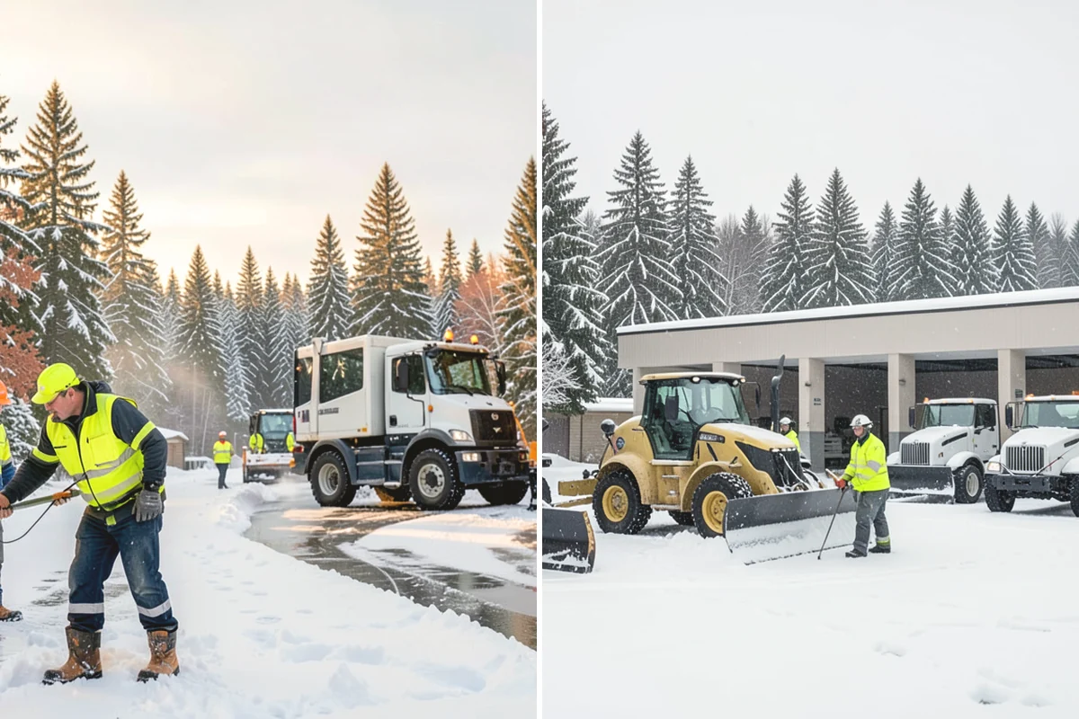 Hotel Snow Removal in Burien, King County, WA - Review arrival drive, guest parking, and shuttle routes