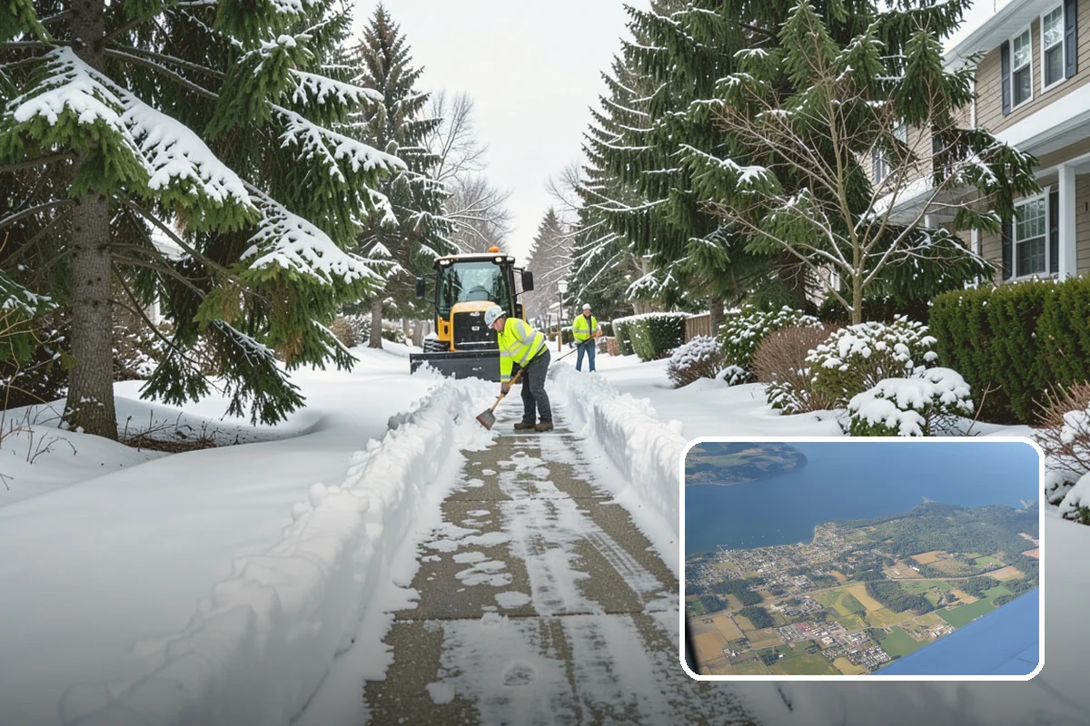 Hotel Snow Removal in Coupeville, Island County, WA - Round-the-clock clearing for guest arrivals