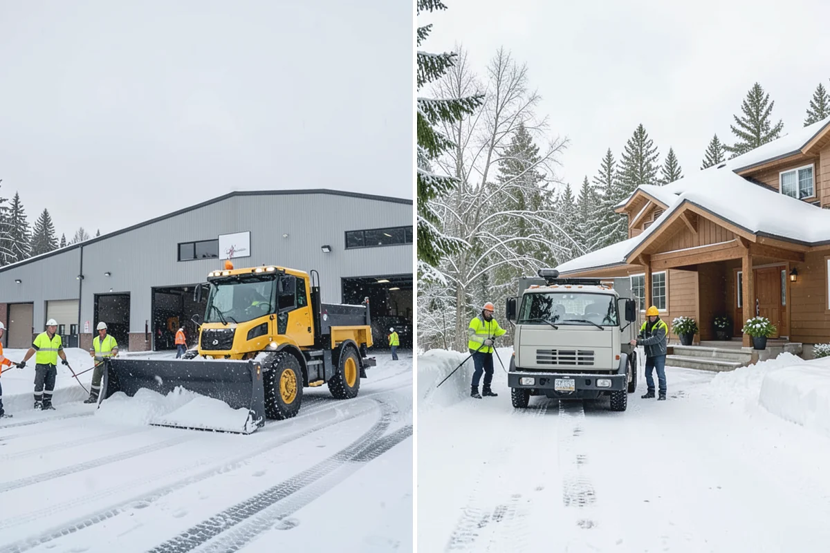 Hotel Snow Removal in Coupeville, Island County, WA - Review arrival drive, guest parking, and shuttle routes