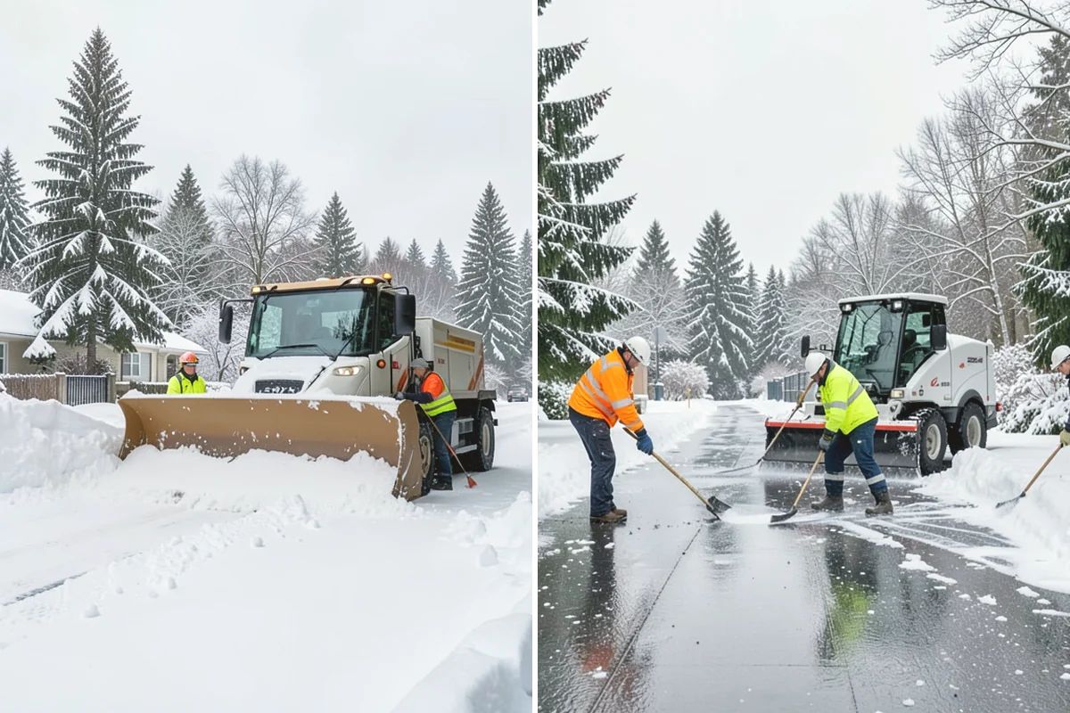 Hotel Snow Removal in Covington, King County, WA - Review arrival drive, guest parking, and shuttle routes