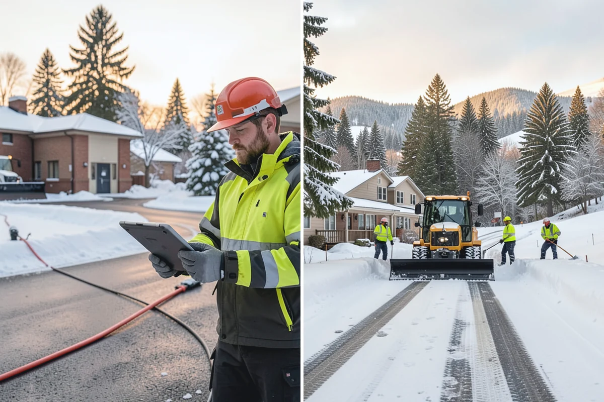 Hotel Snow Removal in Darrington, Snohomish County, WA - Review arrival drive, guest parking, and shuttle routes