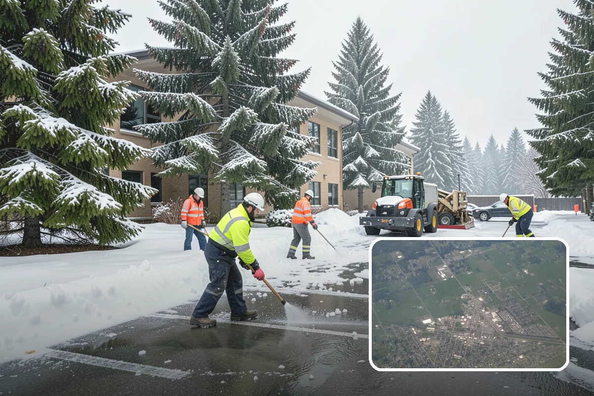 Hotel Snow Removal in Enumclaw, King County, WA - Round-the-clock clearing for guest arrivals