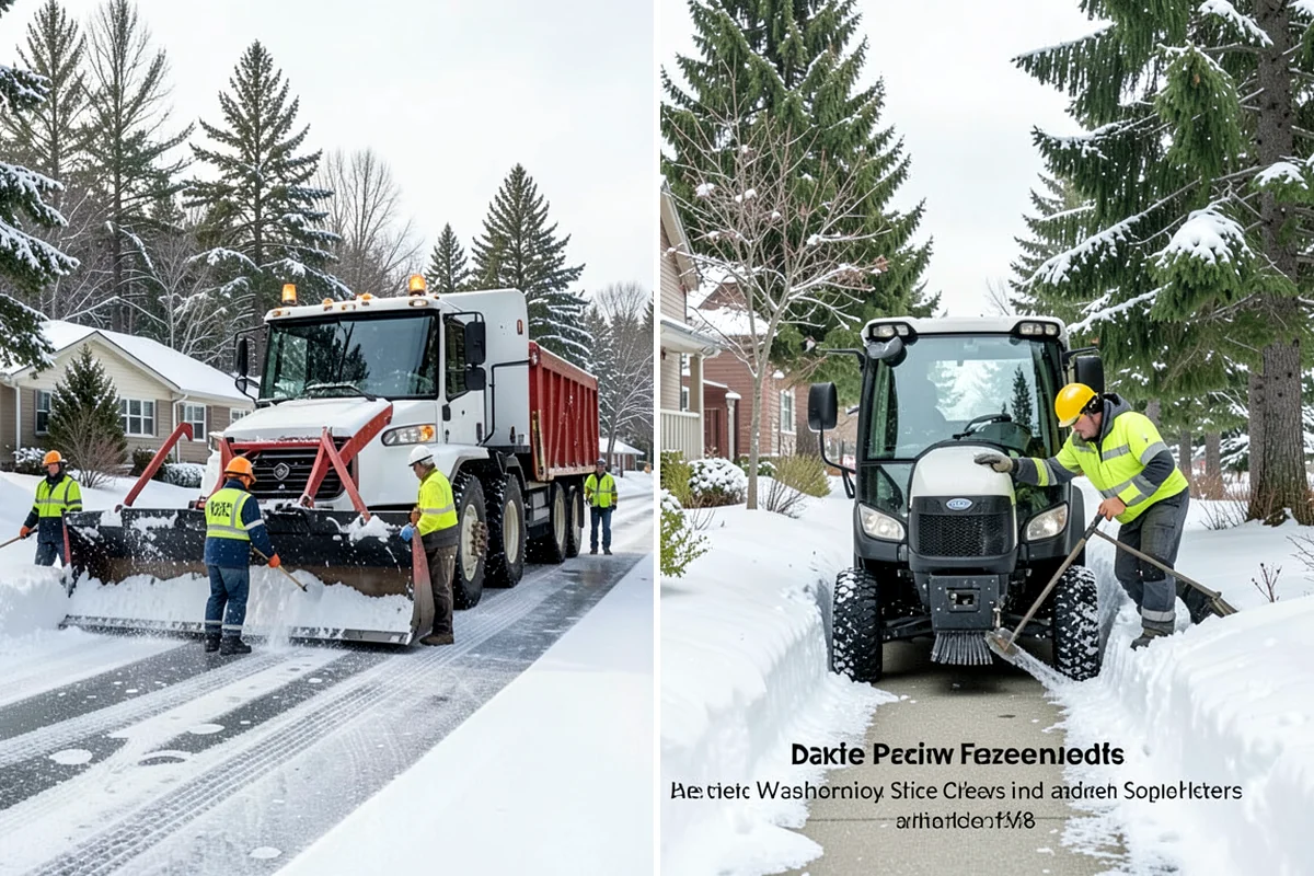 Hotel Snow Removal in Everett, Snohomish County, WA - Review arrival drive, guest parking, and shuttle routes