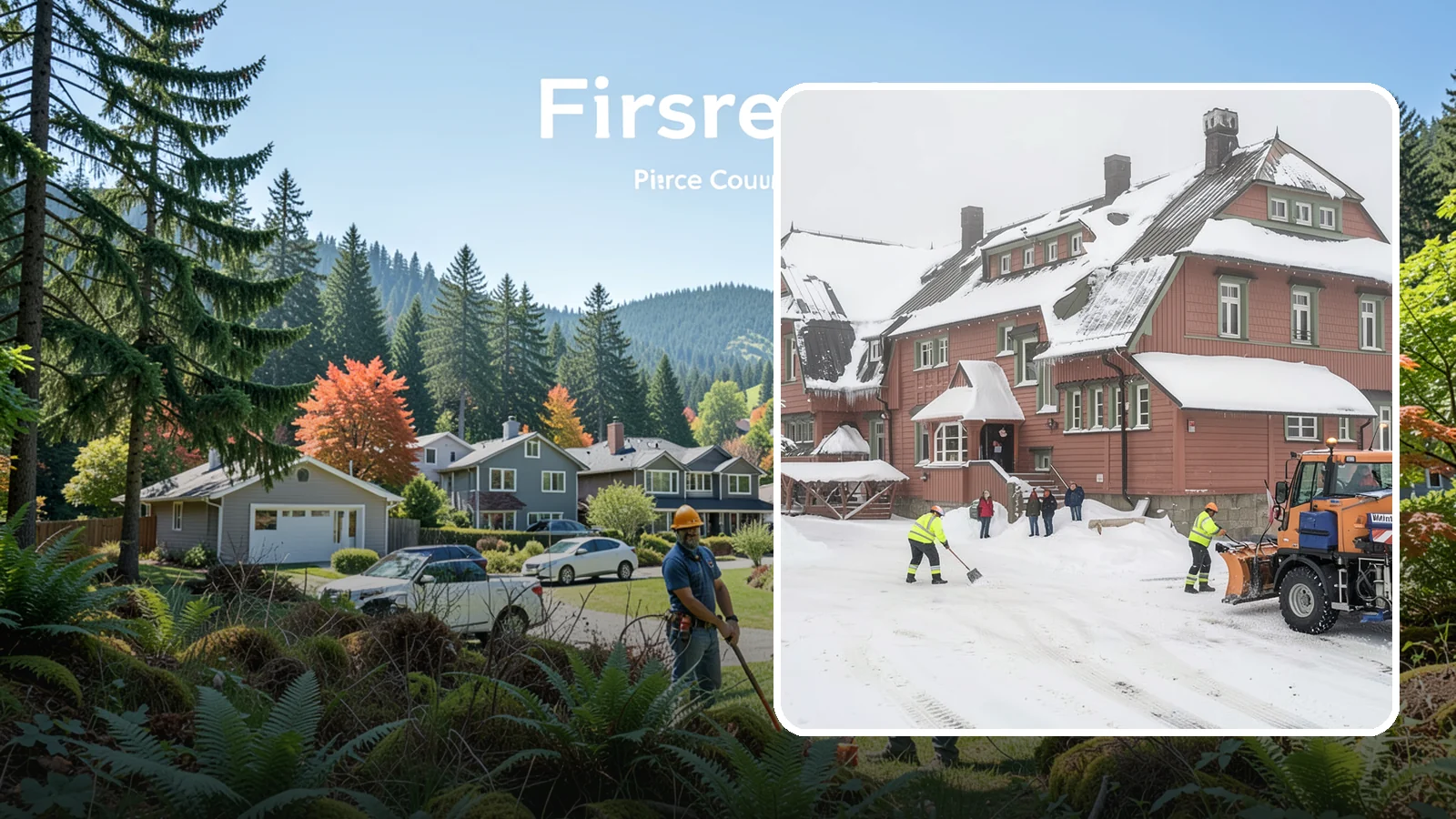 Hotel Snow Removal in Fircrest, Pierce County, WA - Keep guests arriving and departing safely by clearing hotel entrances, drive courts, and lots around the clock during winter...