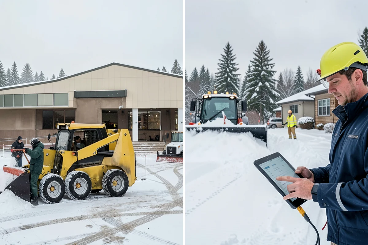 Hotel Snow Removal in Fircrest, Pierce County, WA - Review arrival drive, guest parking, and shuttle routes