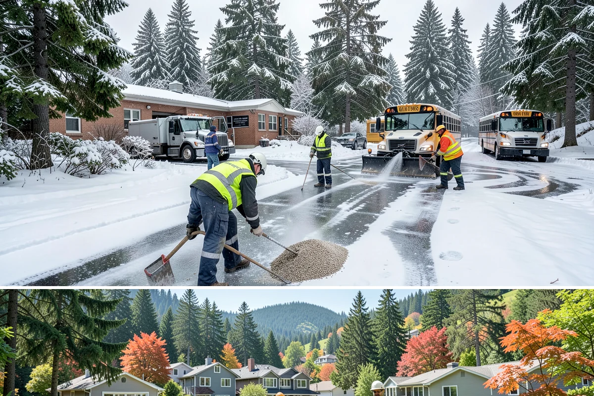 Hotel Snow Removal in Fircrest, Pierce County, WA - Hotels need continuous coverage during holiday travel weeks and January cold snaps when guest arrivals continue regardless of...