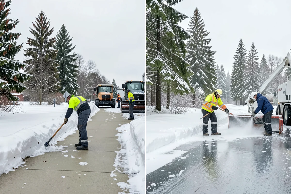 Hotel Snow Removal in Kenmore, King County, WA - Review arrival drive, guest parking, and shuttle routes