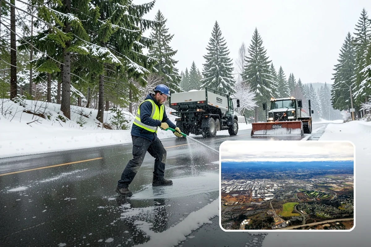 Hotel Snow Removal in Kent, King County, WA - Round-the-clock clearing for guest arrivals