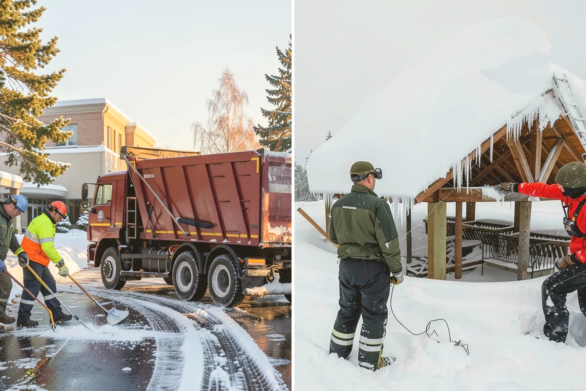 Hotel Snow Removal in Kent, King County, WA - Review arrival drive, guest parking, and shuttle routes