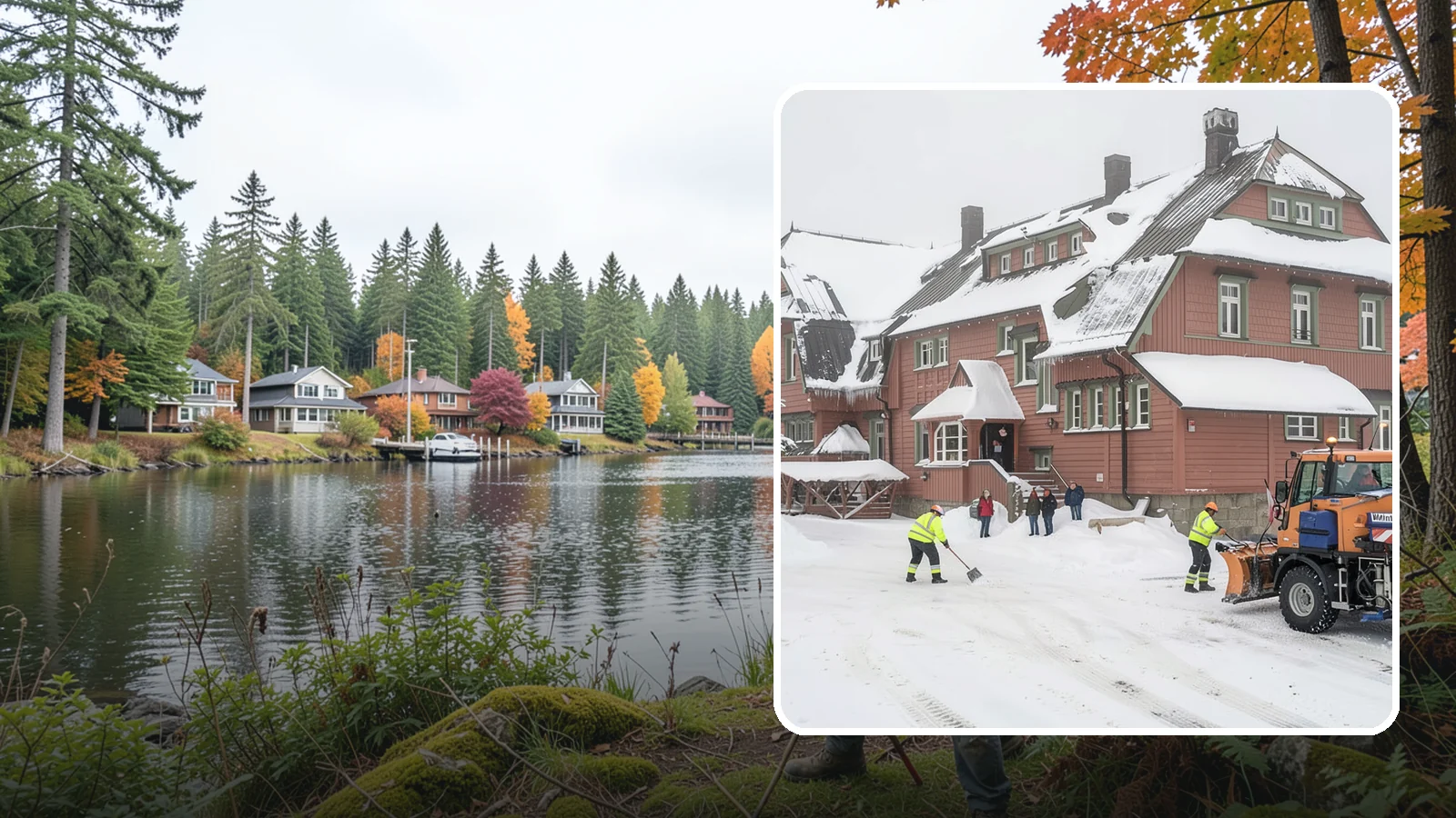 Hotel Snow Removal in La Conner, Skagit County, WA - Keep guests arriving and departing safely by clearing hotel entrances, drive courts, and lots around the clock during winter...