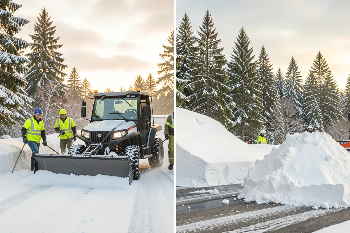 Hotel Snow Removal in La Conner, Skagit County, WA - Review arrival drive, guest parking, and shuttle routes