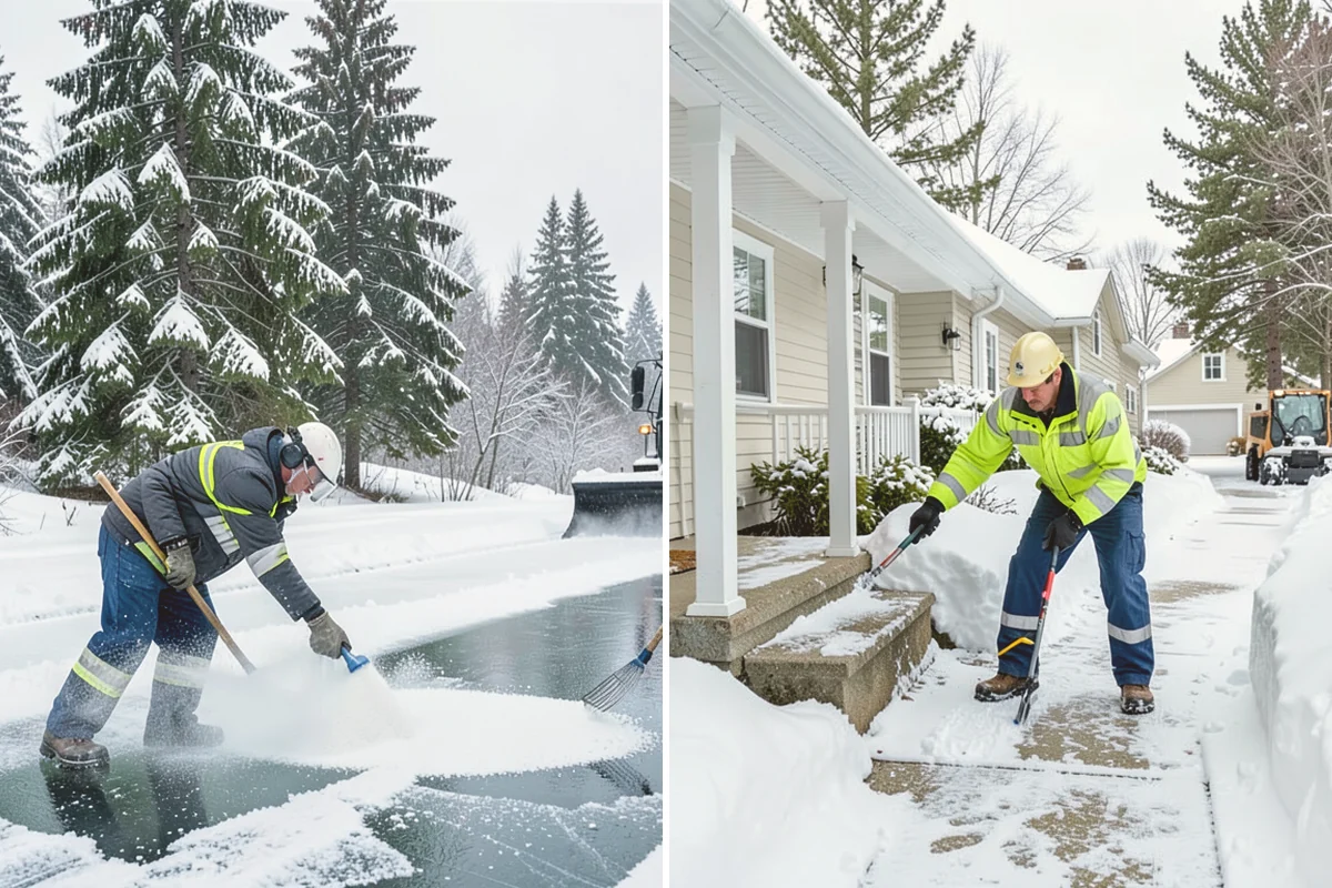 Hotel Snow Removal in Langley, Island County, WA - Review arrival drive, guest parking, and shuttle routes