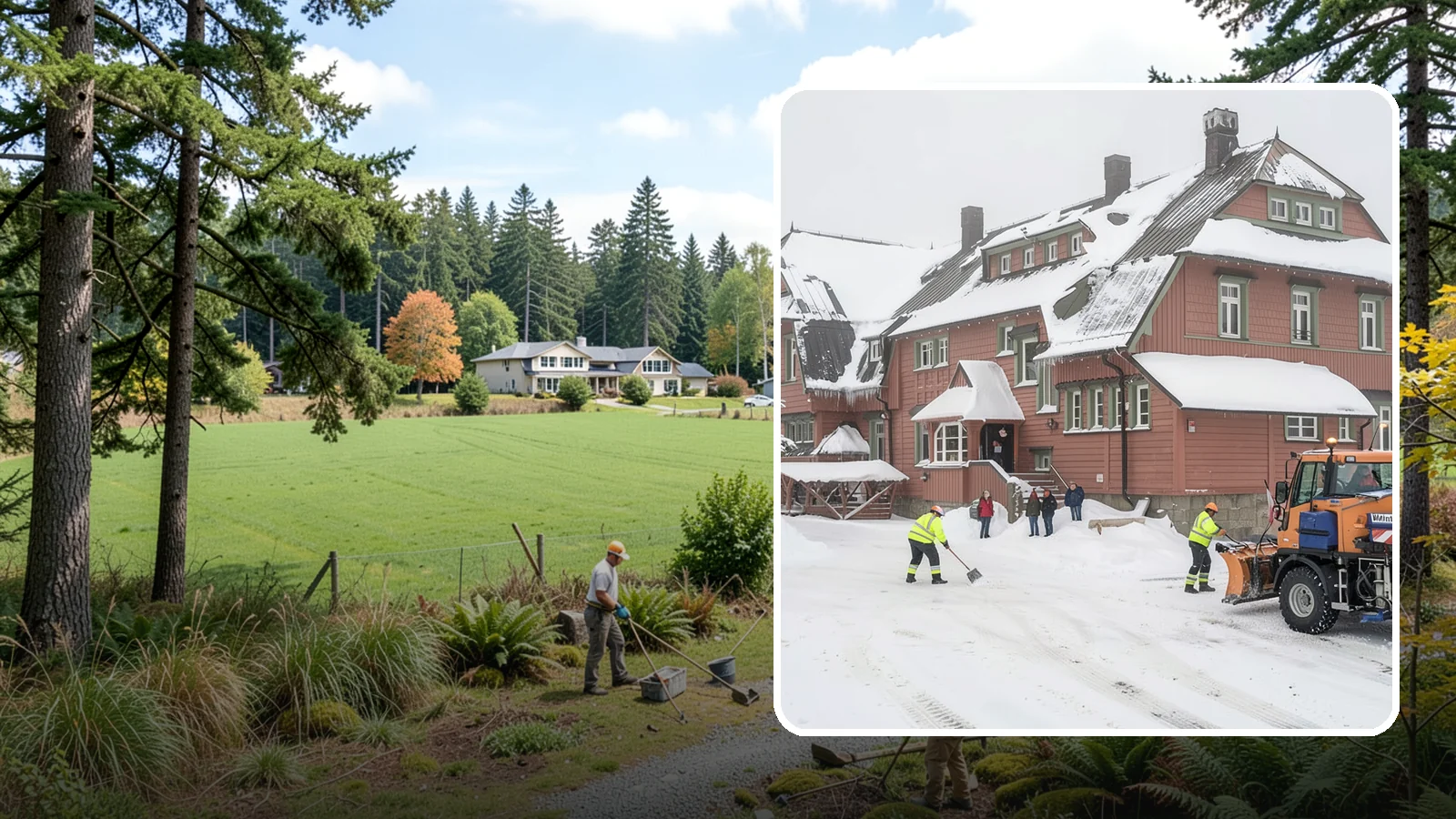 Hotel Snow Removal in Lyman, Skagit County, WA - Keep guests arriving and departing safely by clearing hotel entrances, drive courts, and lots around the clock during winter...