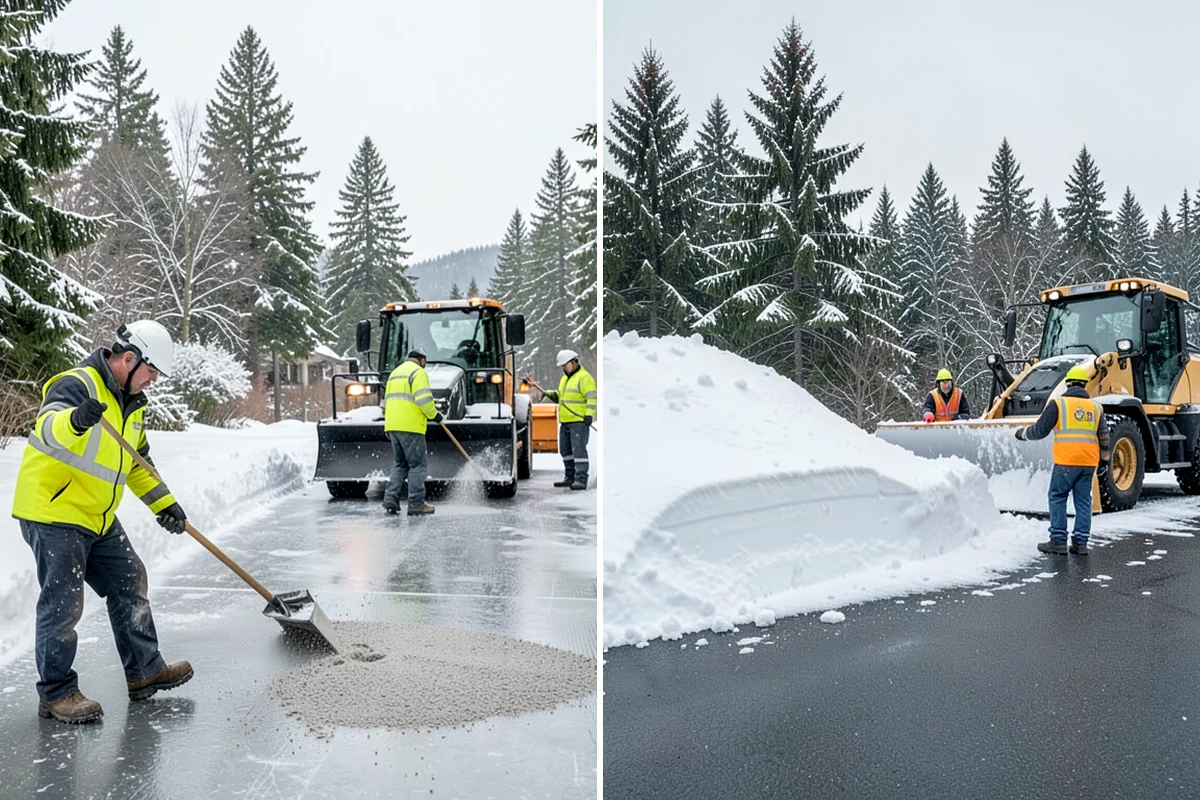 Hotel Snow Removal in Lyman, Skagit County, WA - Review arrival drive, guest parking, and shuttle routes