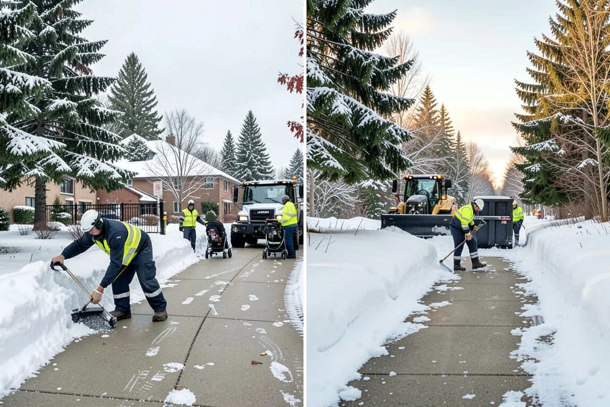 Hotel Snow Removal in Maple Valley, King County, WA - Review arrival drive, guest parking, and shuttle routes
