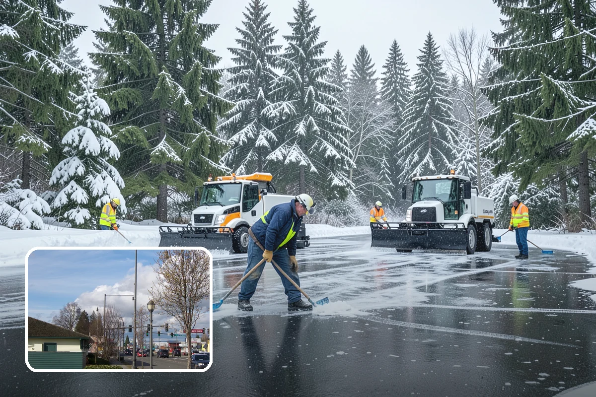 Hotel Snow Removal in Marysville, Snohomish County, WA - Round-the-clock clearing for guest arrivals