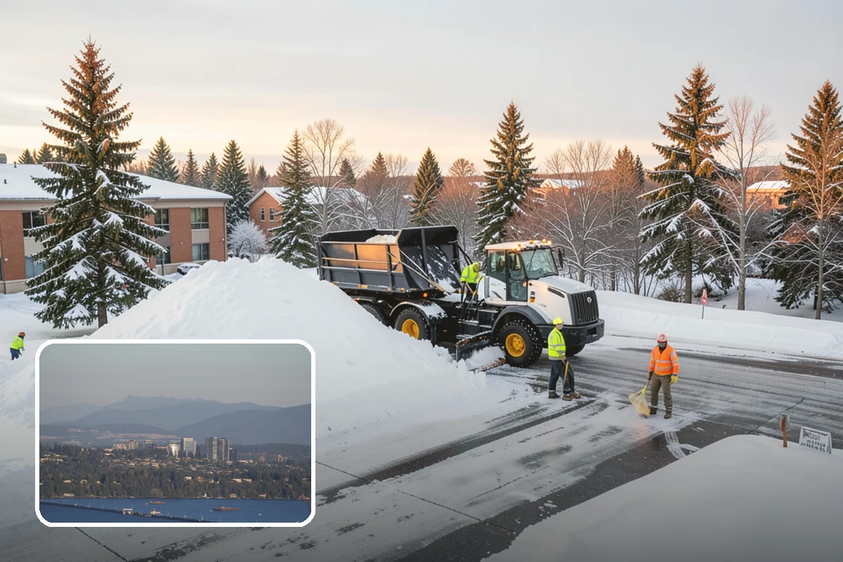 Hotel Snow Removal in Medina, King County, WA - Round-the-clock clearing for guest arrivals