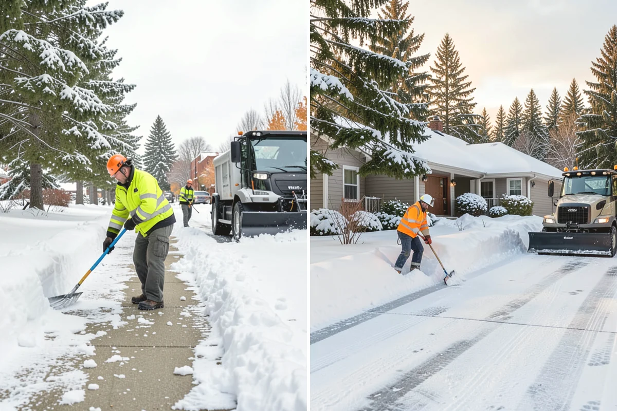 Hotel Snow Removal in Mercer Island, King County, WA - Review arrival drive, guest parking, and shuttle routes