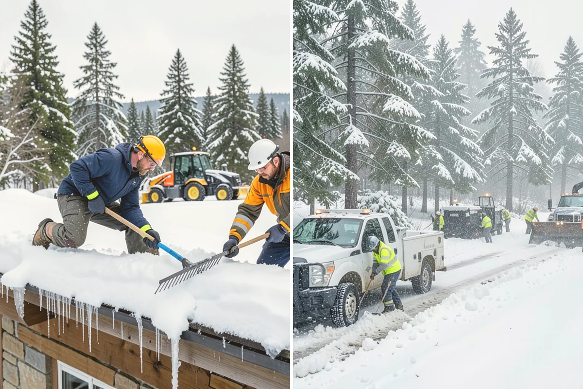 Hotel Snow Removal in Milton, King County, WA - Review arrival drive, guest parking, and shuttle routes