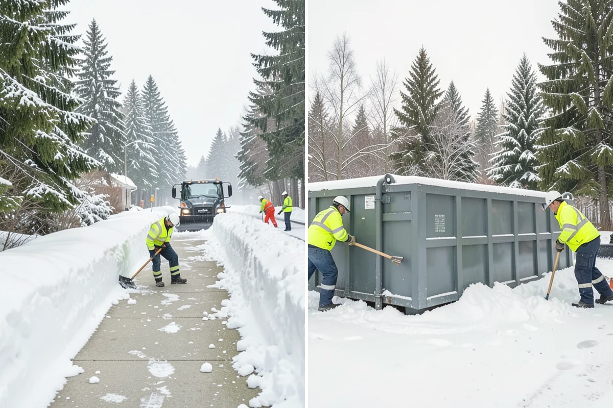 Hotel Snow Removal in Monroe, Snohomish County, WA - Review arrival drive, guest parking, and shuttle routes