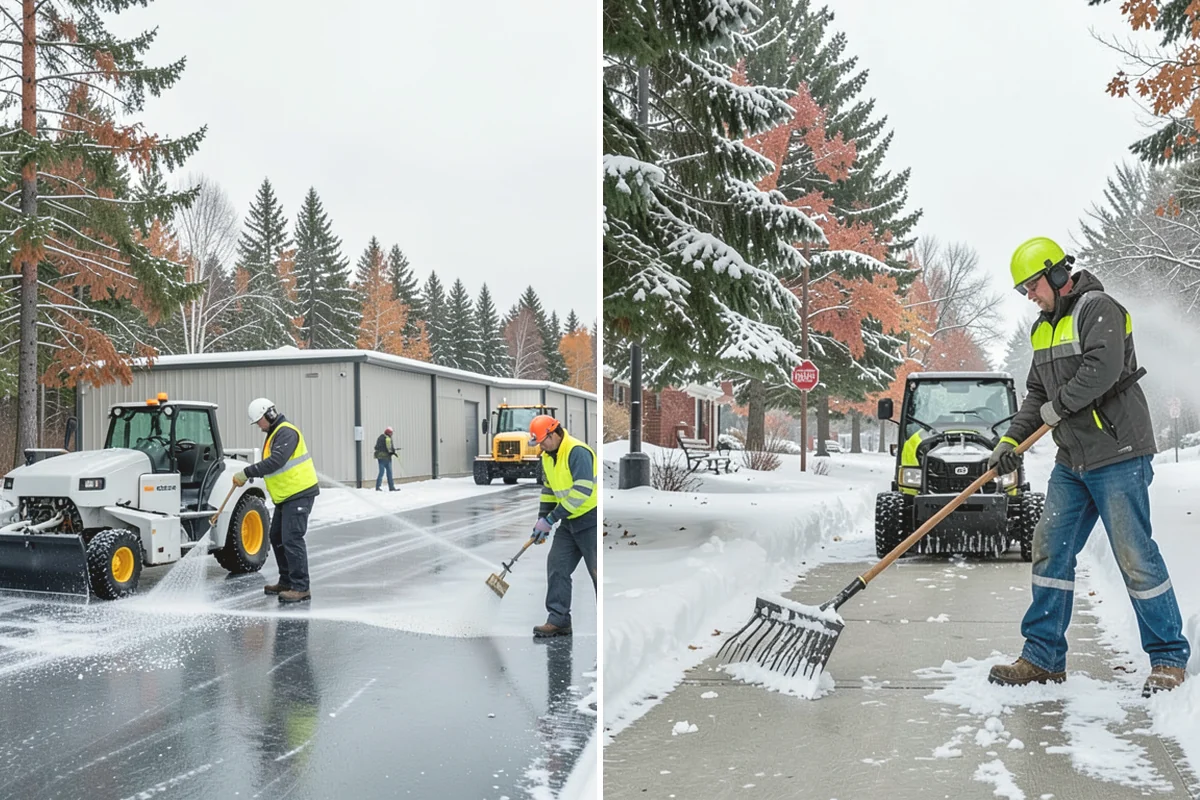 Hotel Snow Removal in Mukilteo, Snohomish County, WA - Review arrival drive, guest parking, and shuttle routes