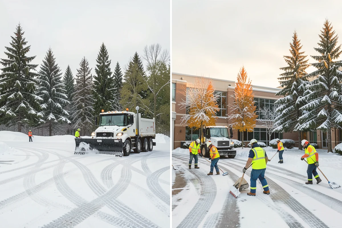Hotel Snow Removal in Newcastle, King County, WA - Review arrival drive, guest parking, and shuttle routes