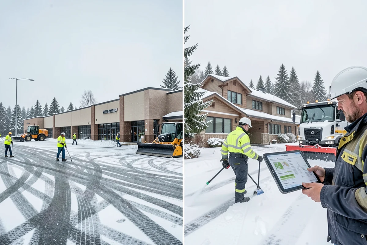 Hotel Snow Removal in Normandy Park, King County, WA - Review arrival drive, guest parking, and shuttle routes