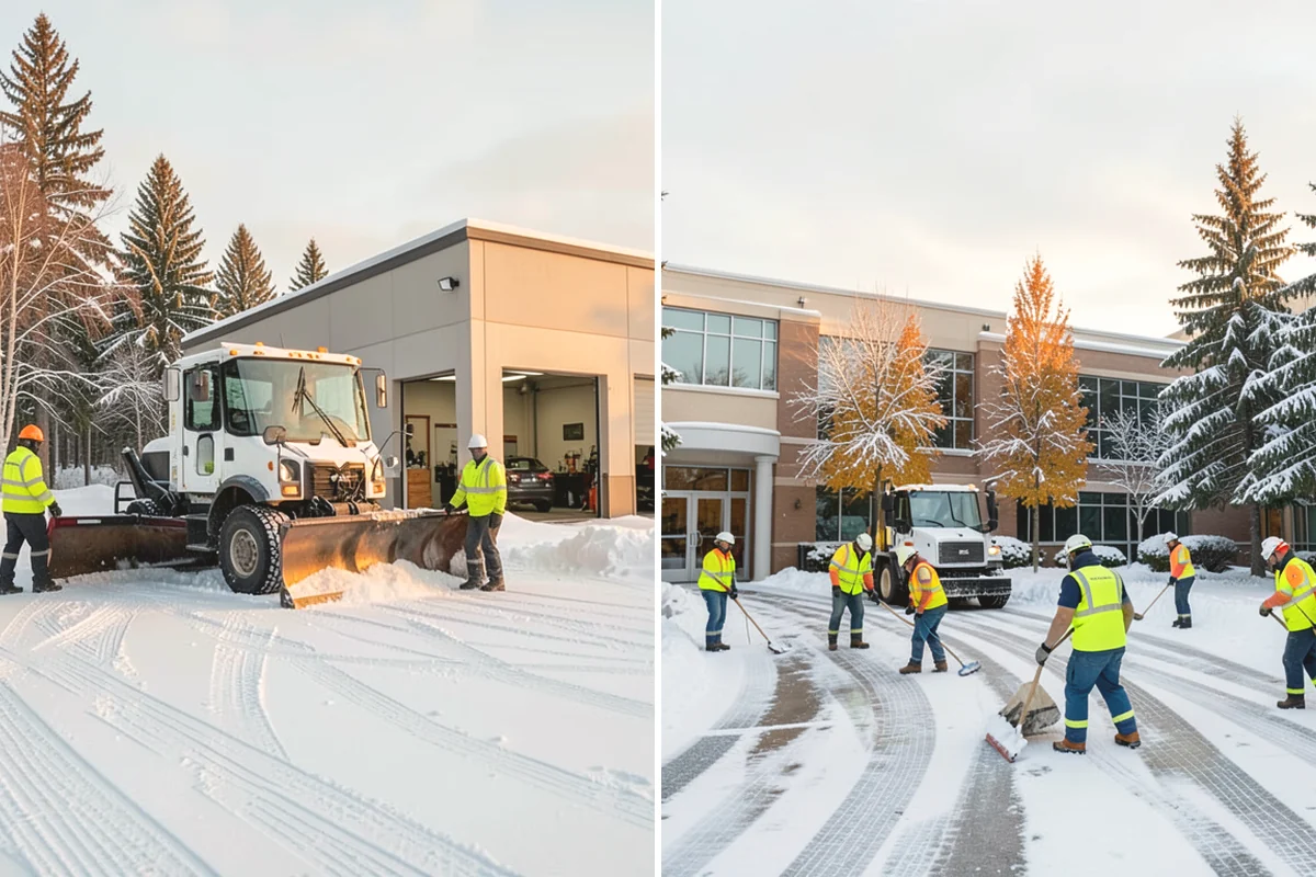Hotel Snow Removal in North Bend, King County, WA - Review arrival drive, guest parking, and shuttle routes
