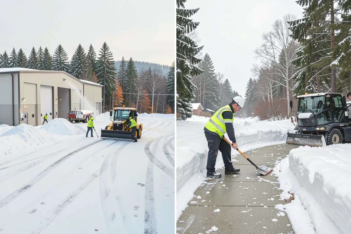 Hotel Snow Removal in Oak Harbor, Island County, WA - Review arrival drive, guest parking, and shuttle routes