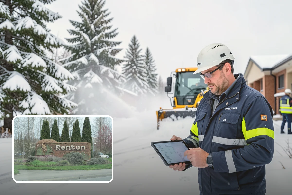 Hotel Snow Removal in Renton, King County, WA - Round-the-clock clearing for guest arrivals