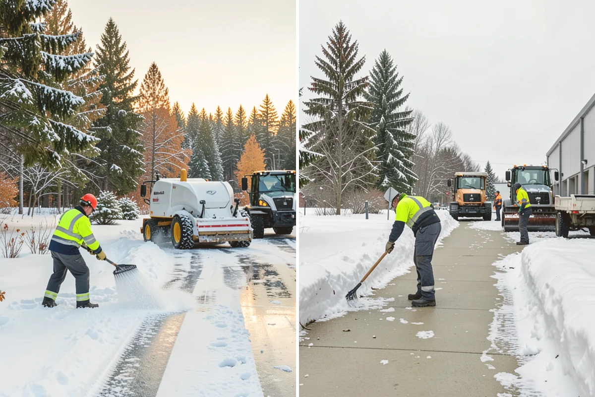 Hotel Snow Removal in Sammamish, King County, WA - Review arrival drive, guest parking, and shuttle routes