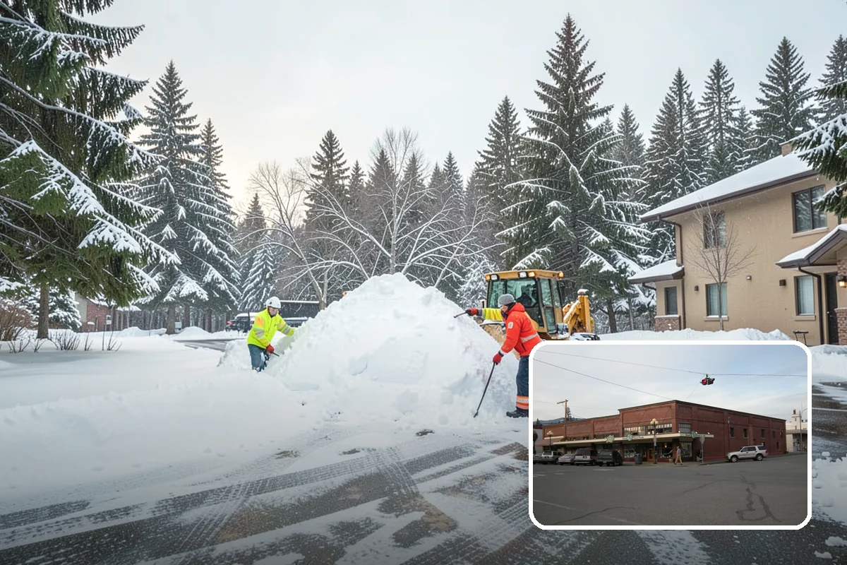 Hotel Snow Removal in Sedro-Woolley, Skagit County, WA - Round-the-clock clearing for guest arrivals