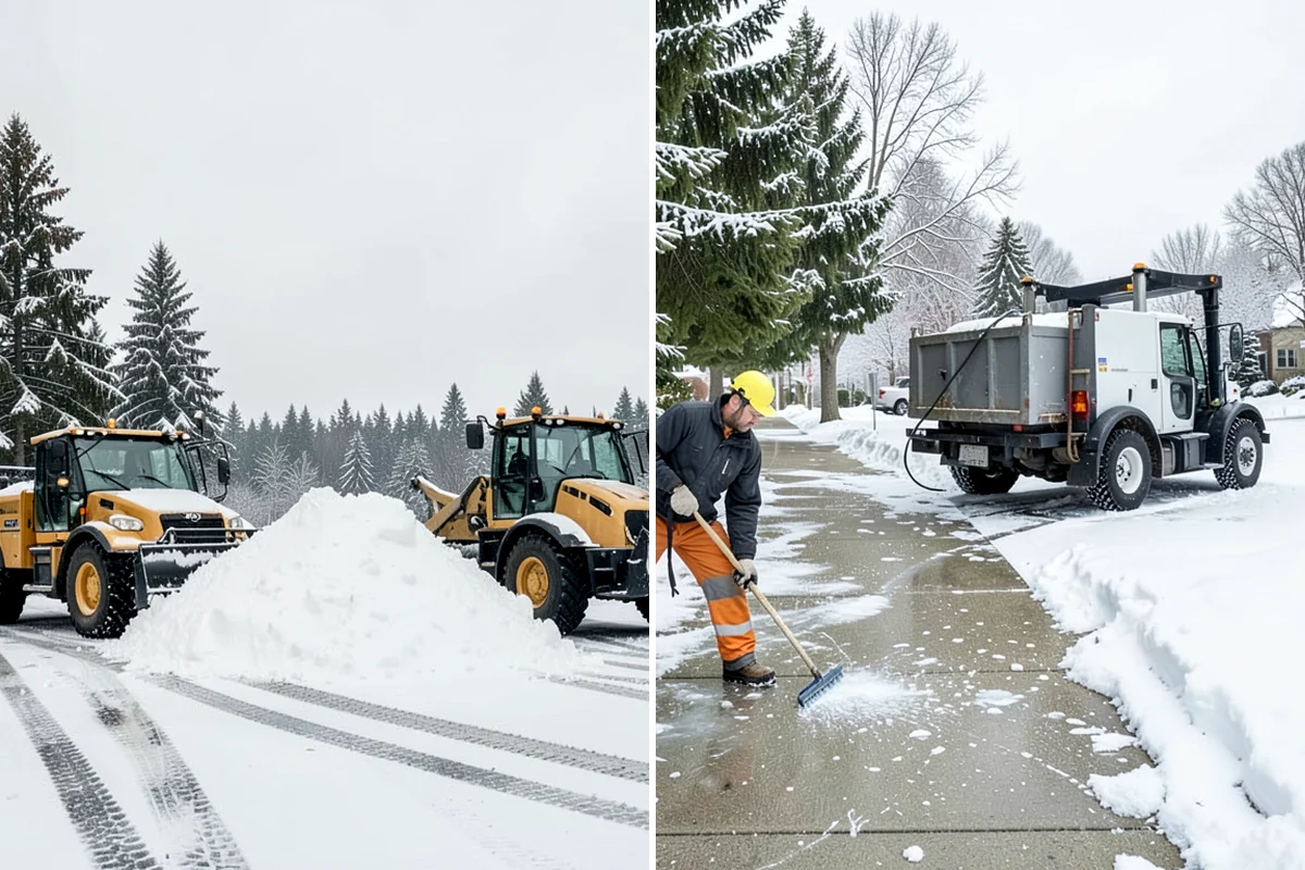 Hotel Snow Removal in Sedro-Woolley, Skagit County, WA - Review arrival drive, guest parking, and shuttle routes